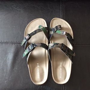 Madden Girl camo sandals